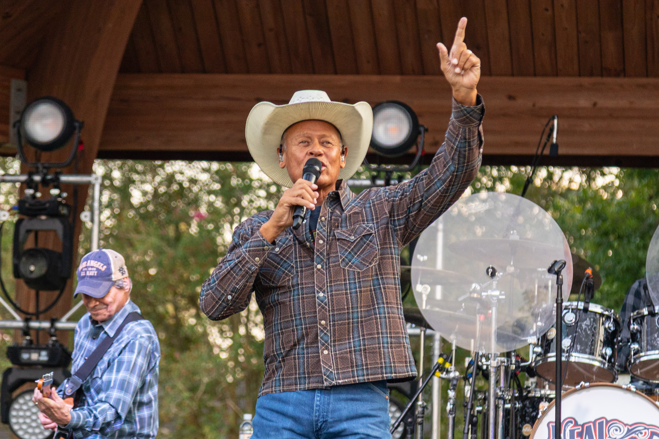 Country musician Neal McCoy performs during the 2025 Old Town Rig Down, an annual event in Nacogdoches, Texas.